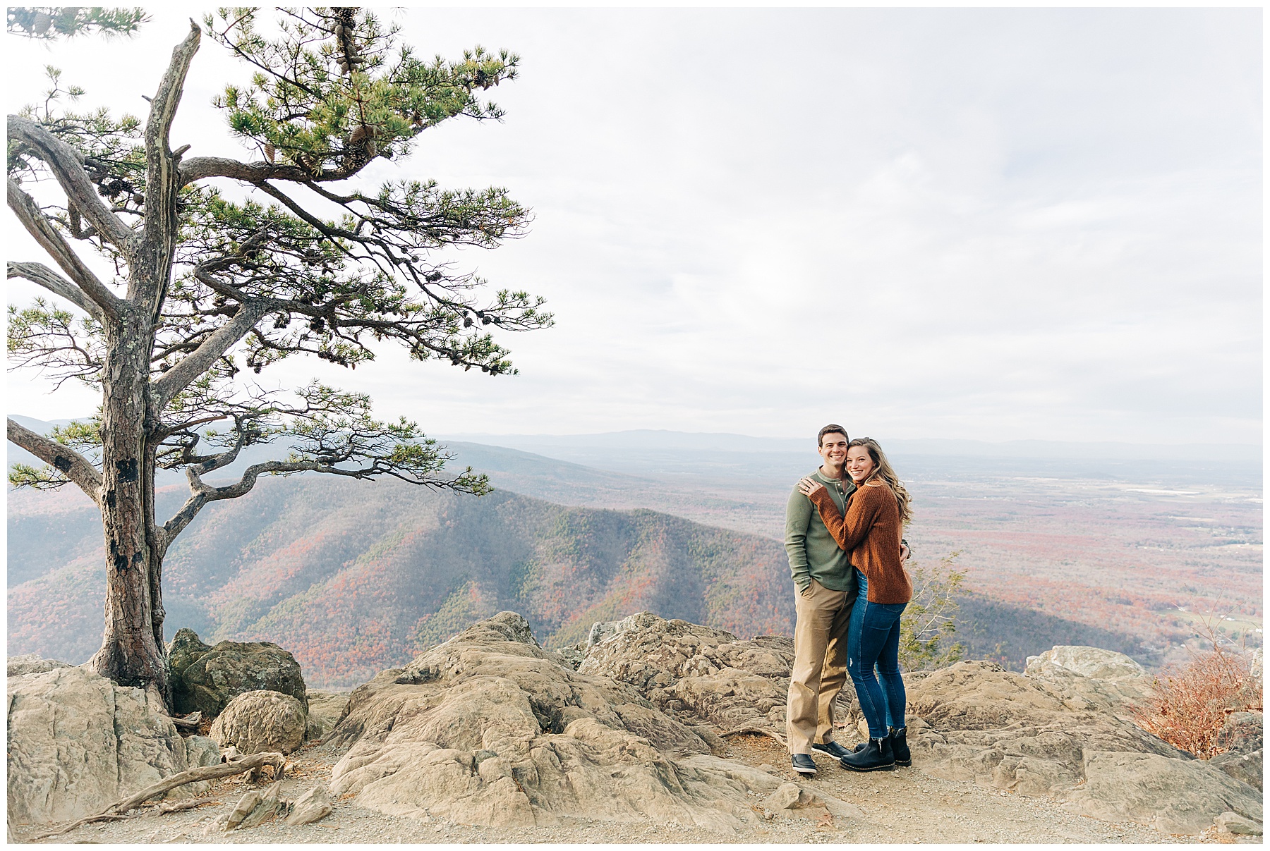 Virginia Engagement session in Shenandoah Mountains