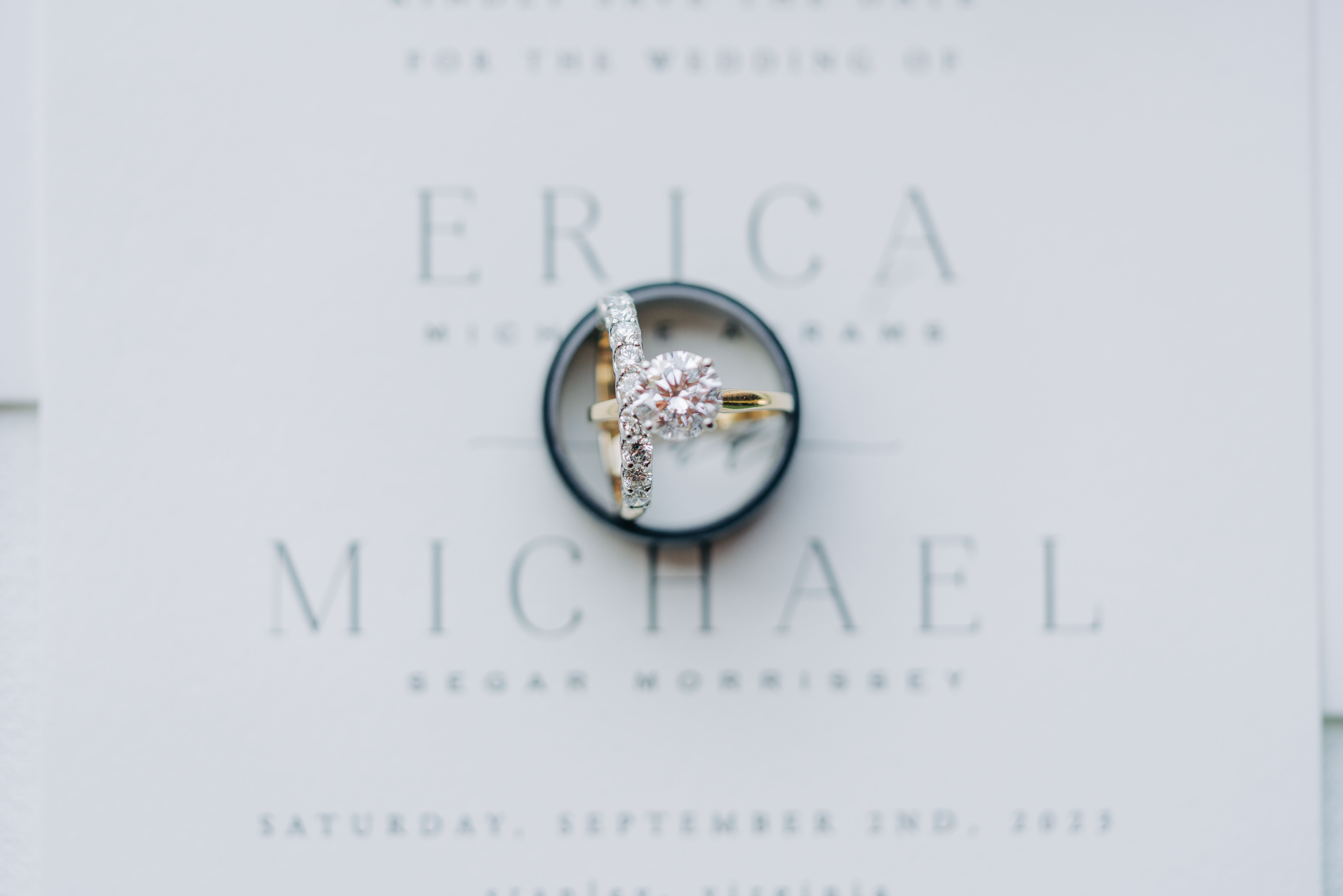 Wedding rings by Virginia Wedding Company
