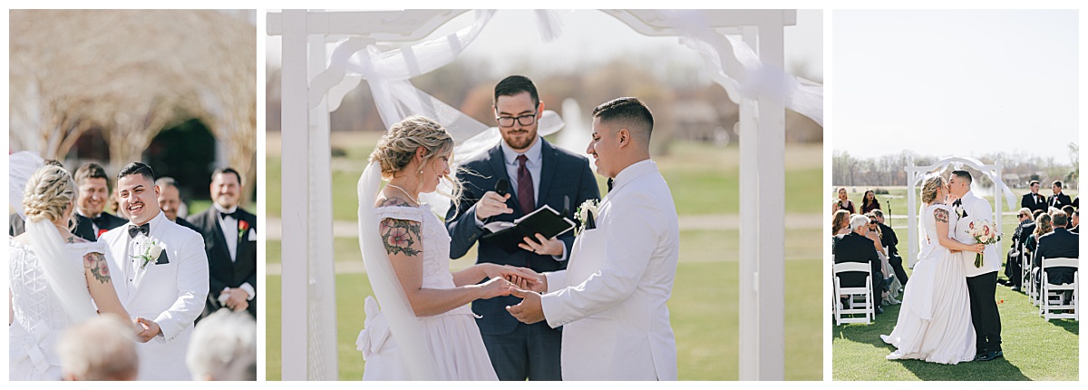 Colonial Heritage wedding ceremony by Virginia Wedding Company