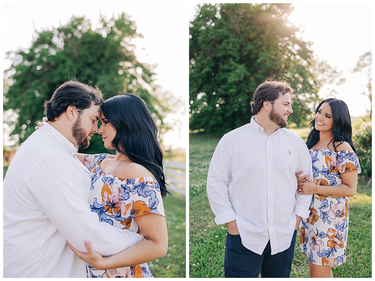 Engagement shoot by Virginia Wedding Company