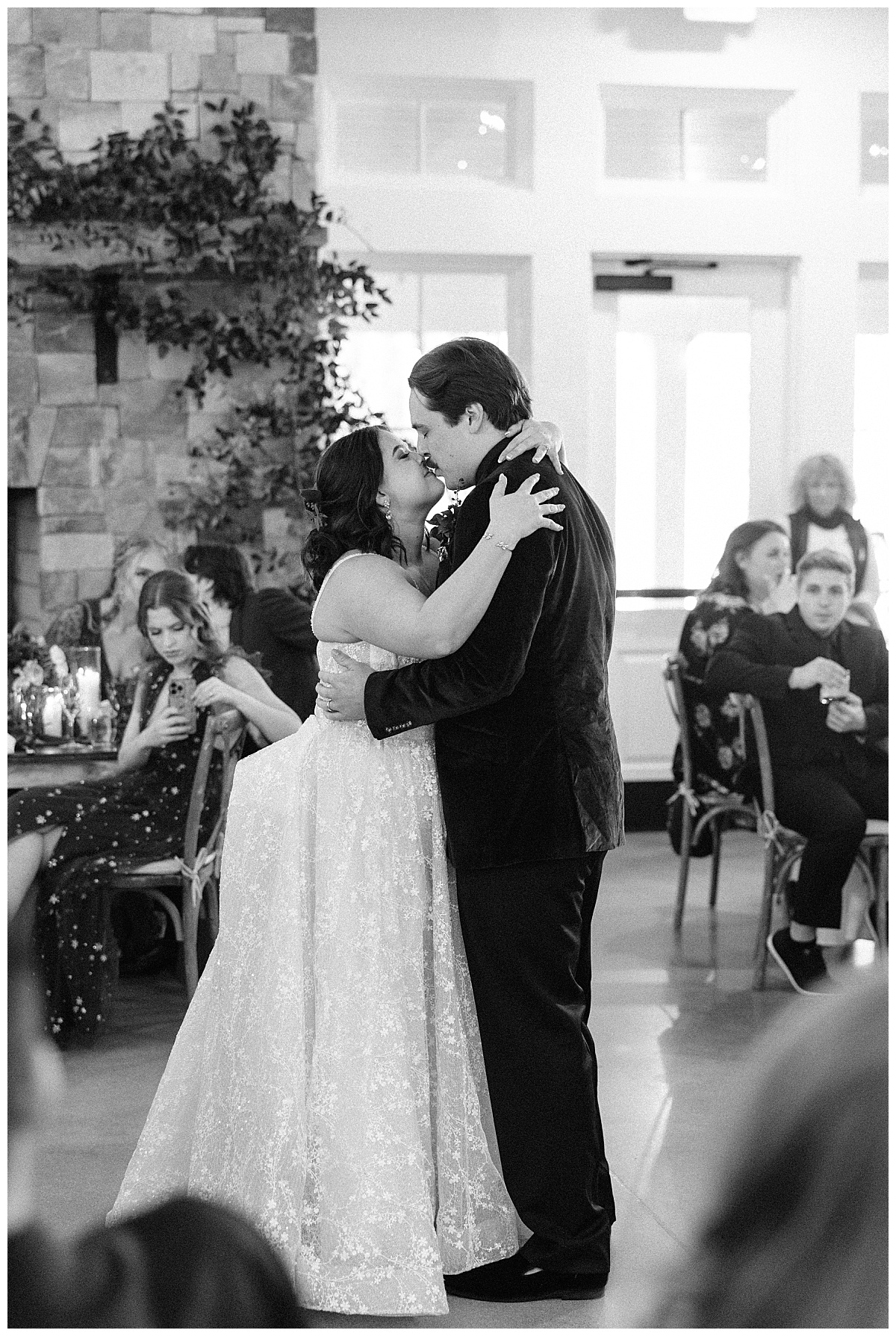 Bride and groom first dance by Virginia Wedding Company