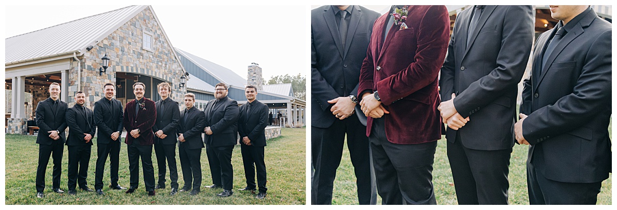 Groomsmen suits by Virginia Wedding Company