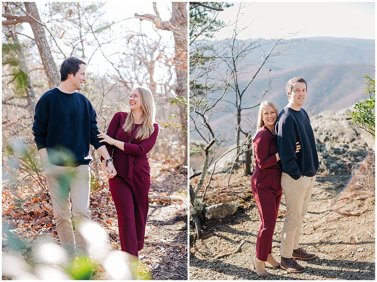 Shenandoah Valley Overlook engagement by Virginia Wedding Company