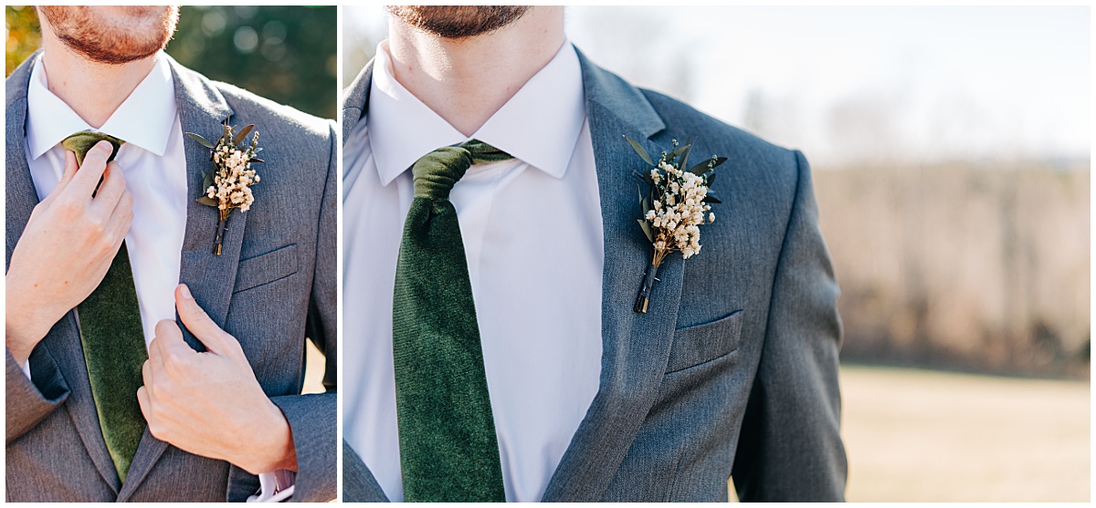 Grooms tux by Virginia Wedding Company