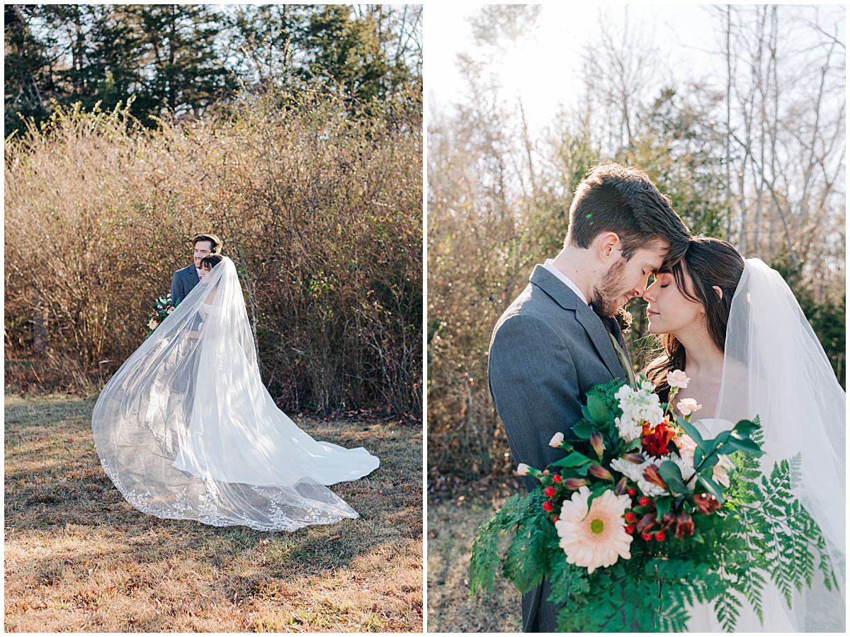 Bride and groom at Avon Hill