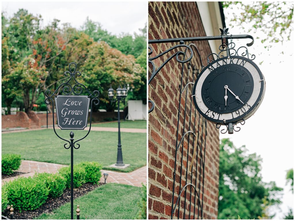 outside building sign