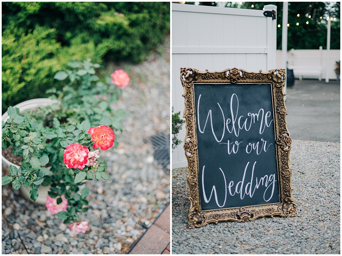 wedding welcome sign