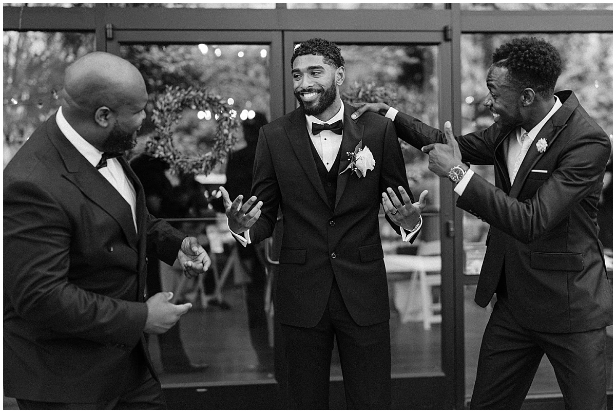 groom with groomsmen