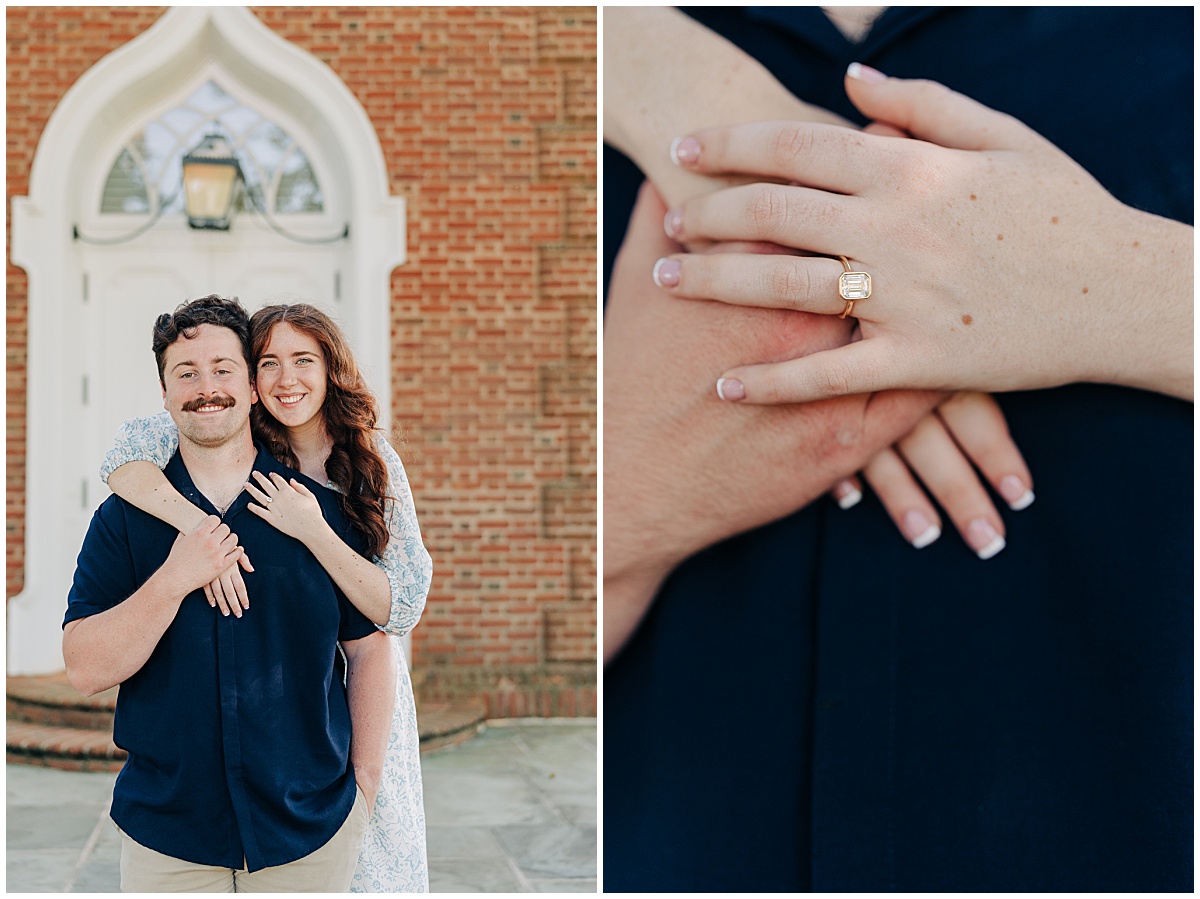 engagement session at trump winery