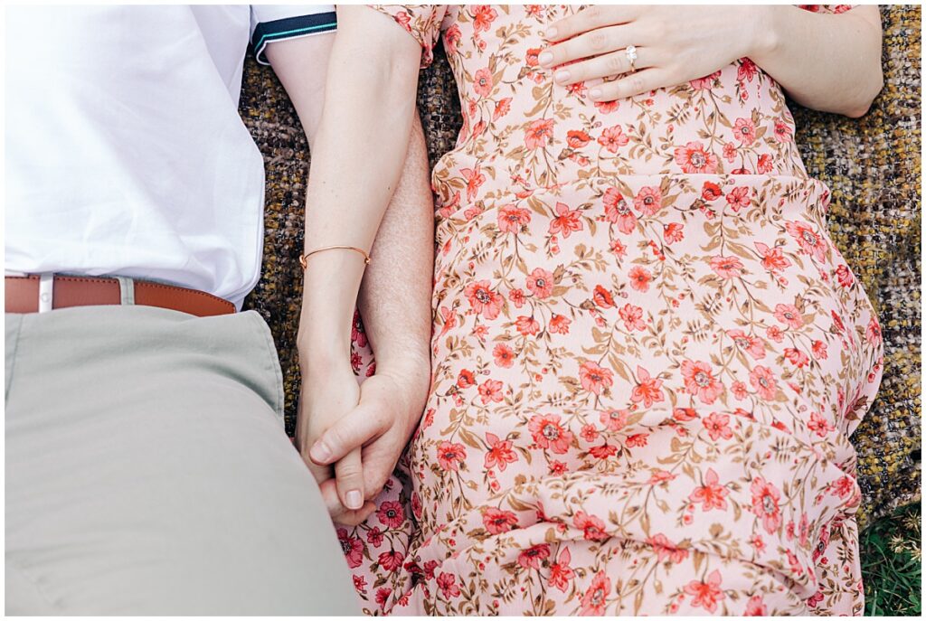 couple holding hands