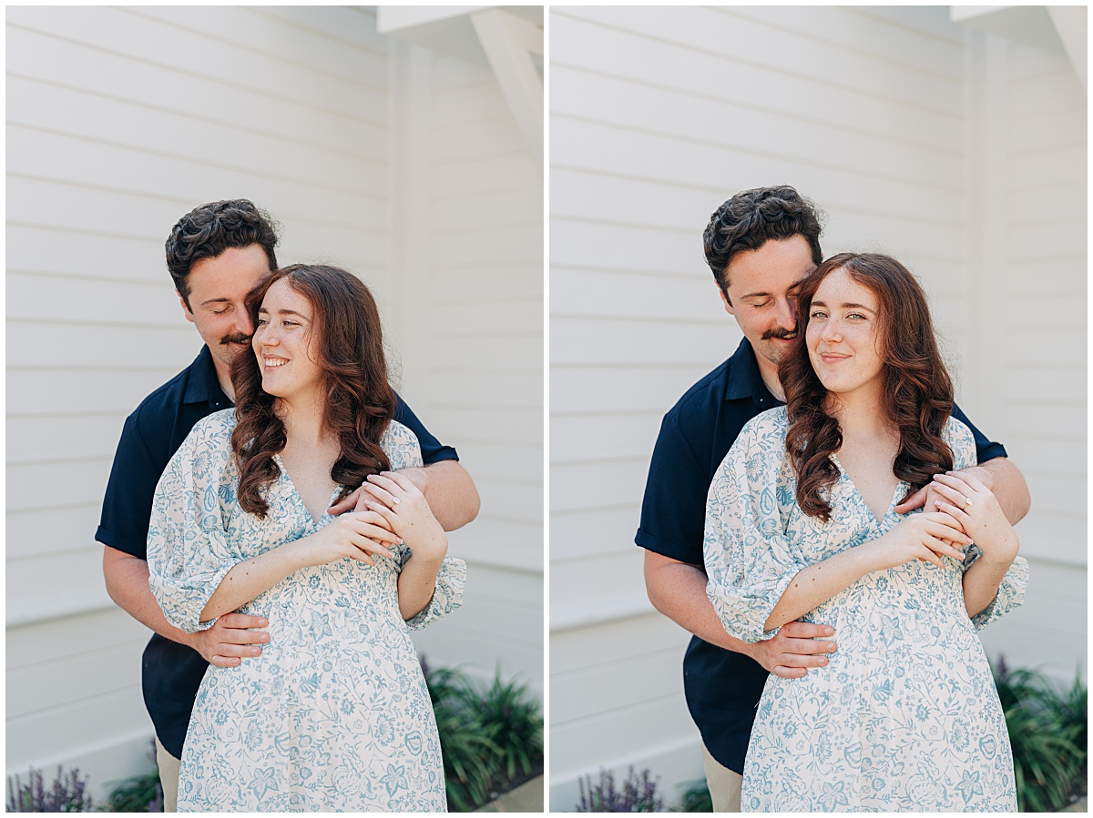 couple smiling and laughing